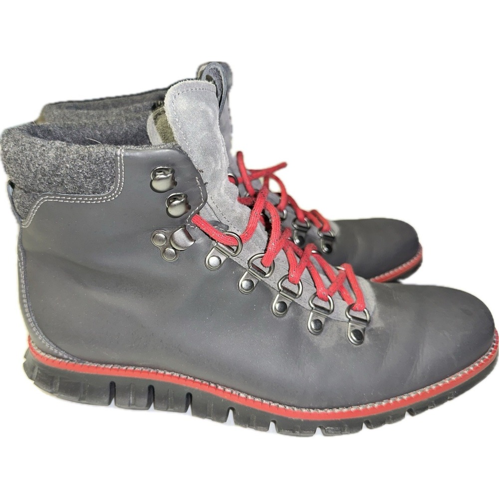 COLE HAAN ZERØGRAND‎ Men's Size 8 Leather Water Resistant Hiking Boots C31400